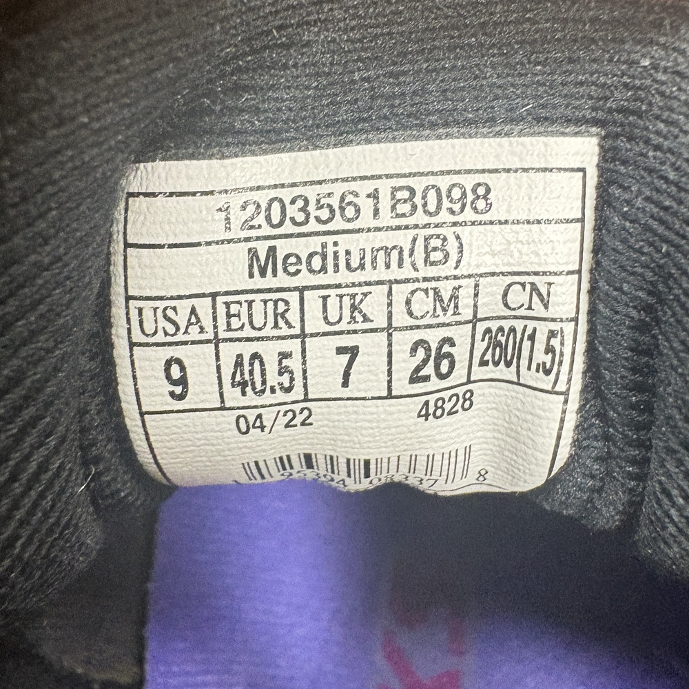 Brooks Ghost 14 Gray Purple Womens US Size 9 EUR 40.5 1203561B098 Running Shoes - Picture 9 of 9